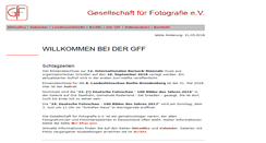 Desktop Screenshot of gff-foto.de